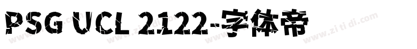 PSG UCL 2122字体转换